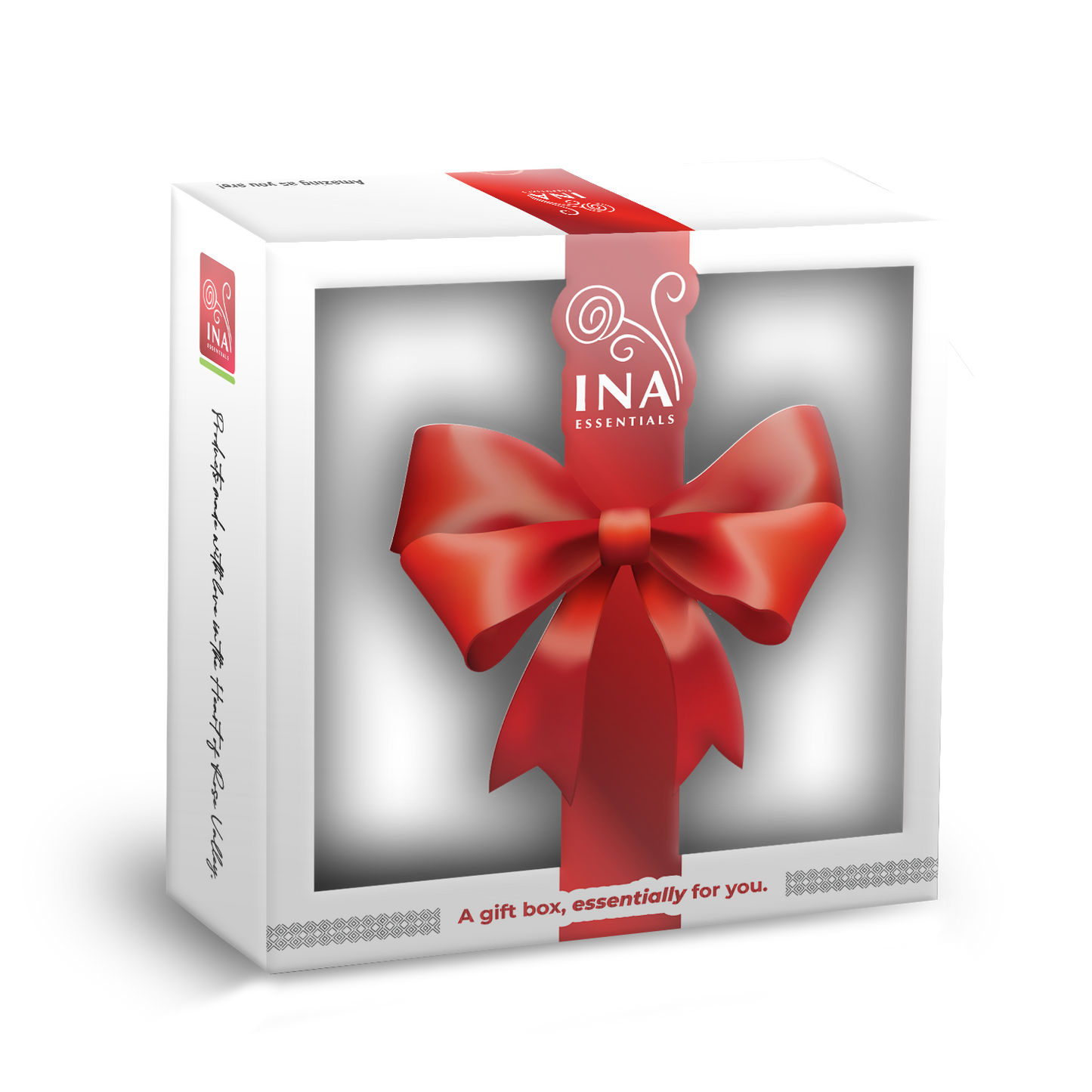 InaEssentials Geschenkbox (17,8 cm × 14,7 cm × 5 cm)