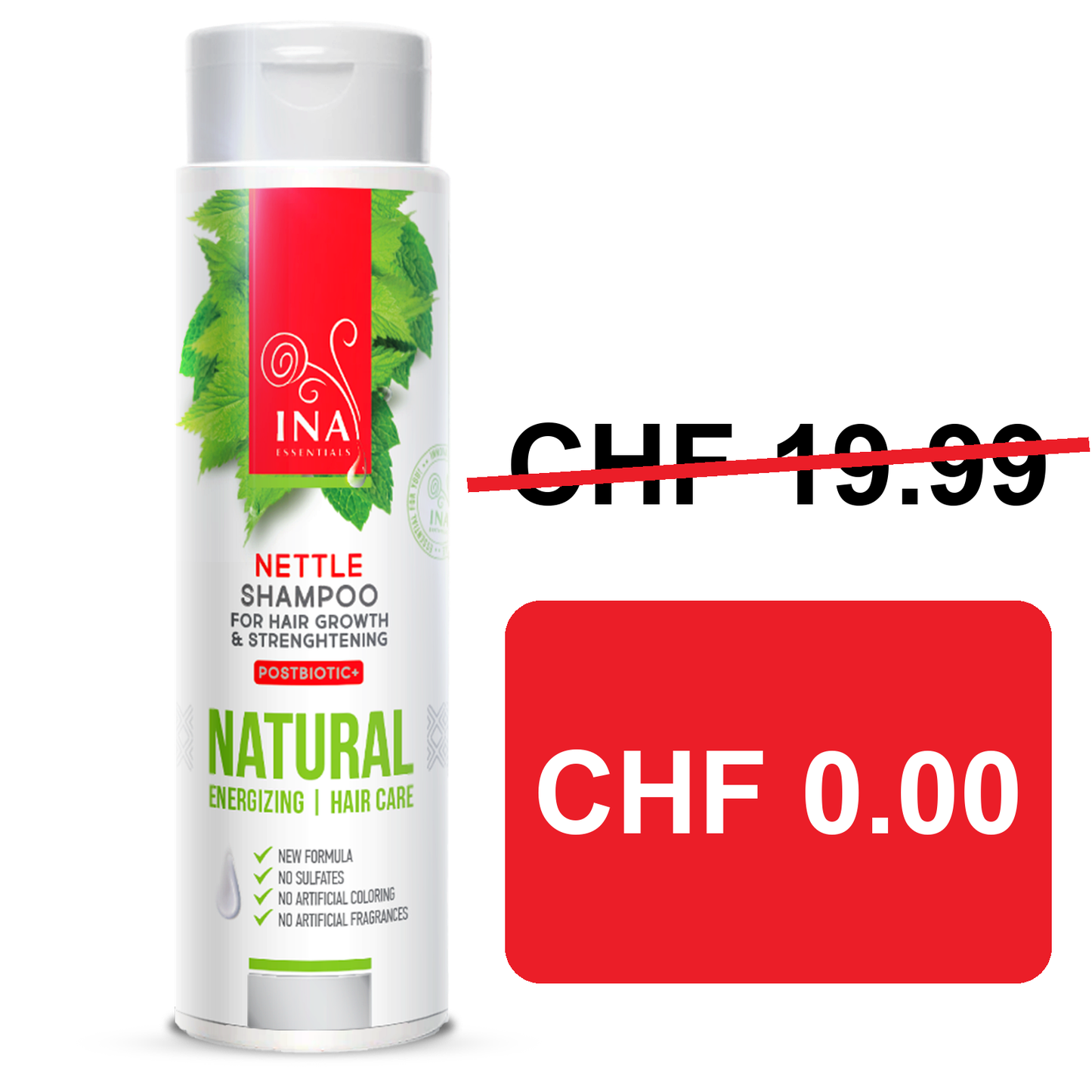 + Geschenk Natürliches Brennnessel Shampoo für Haarausfall