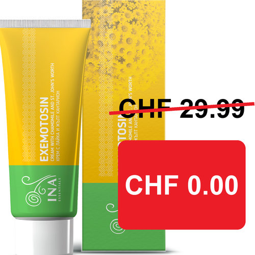+ Geschenk Creme für Psoriasis, Ekzeme und gereizte Haut - mit Johanniskraut, Kamille und Propolis