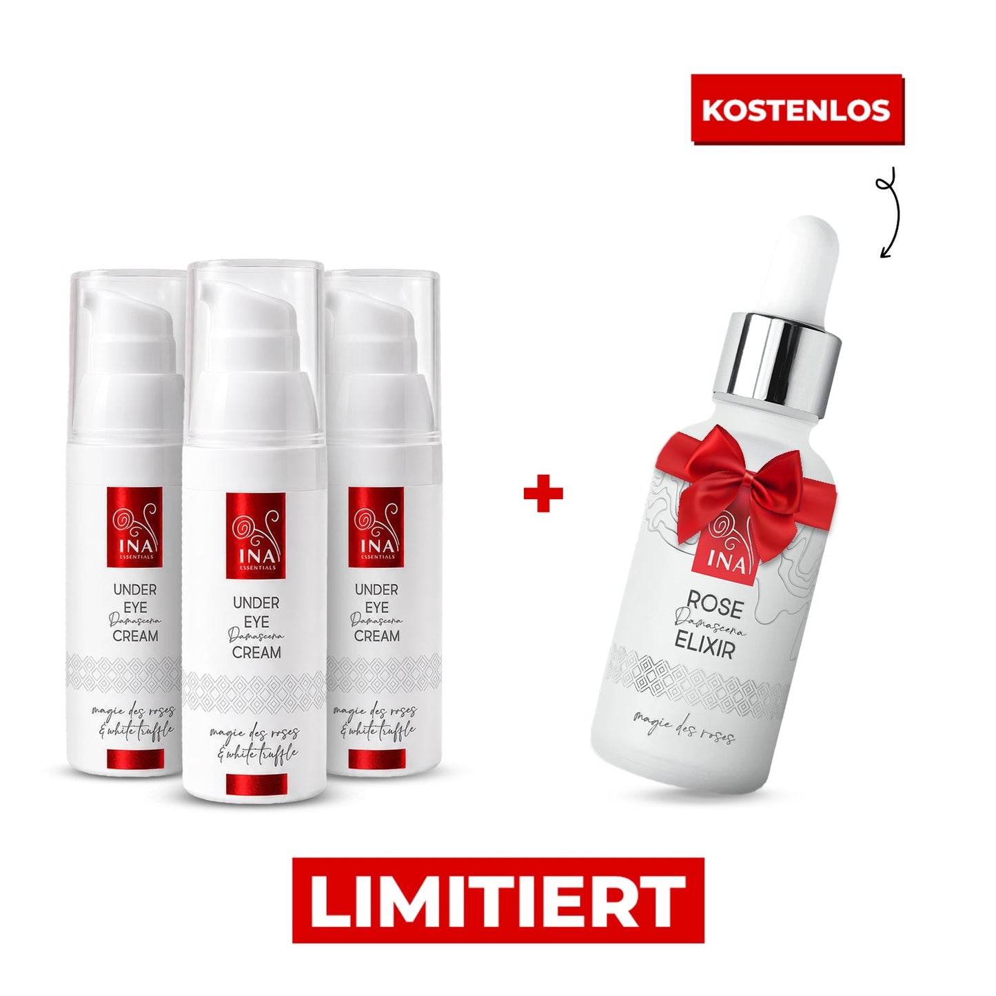 Kaufen Sie 3 Anti-Aging-Augencremes, Erhalten Sie 1 Anti-Aging-Gesichtsserum Gratis