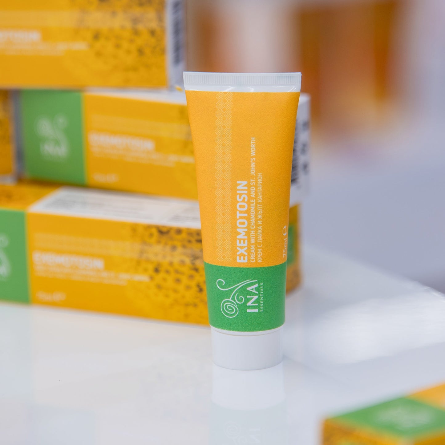 Creme für Schuppenflechte, Ekzeme und gereizte Haut - mit Johanniskraut, Kamille und Propolis